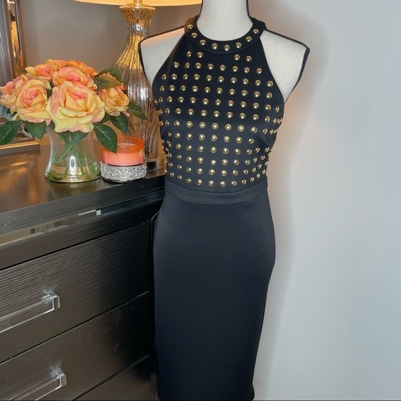 Marciano Top Studded Bodycon Dress Size M - Picture 3 of 9